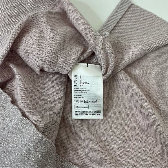 H&M | Small | Long sleeve Top| Shimmer - Picture 9 of 12